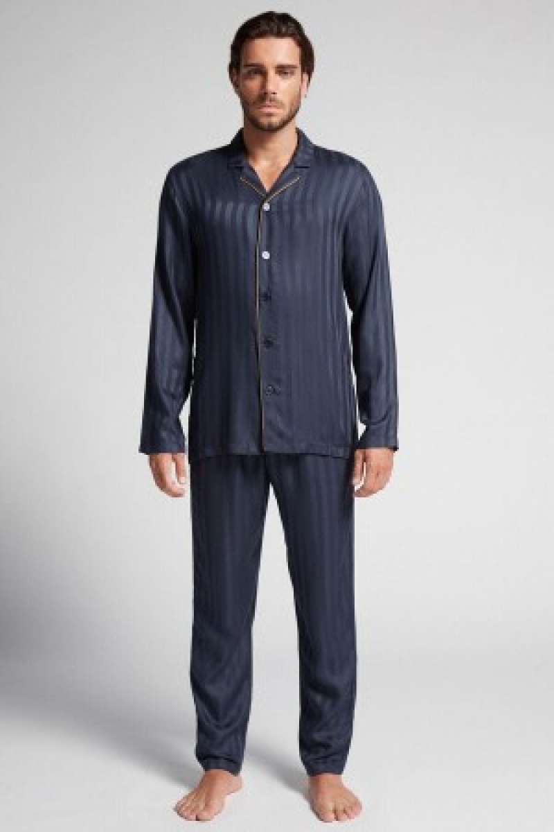 Intimissimi Modal Pajama Set Blauw | BEQCS93903